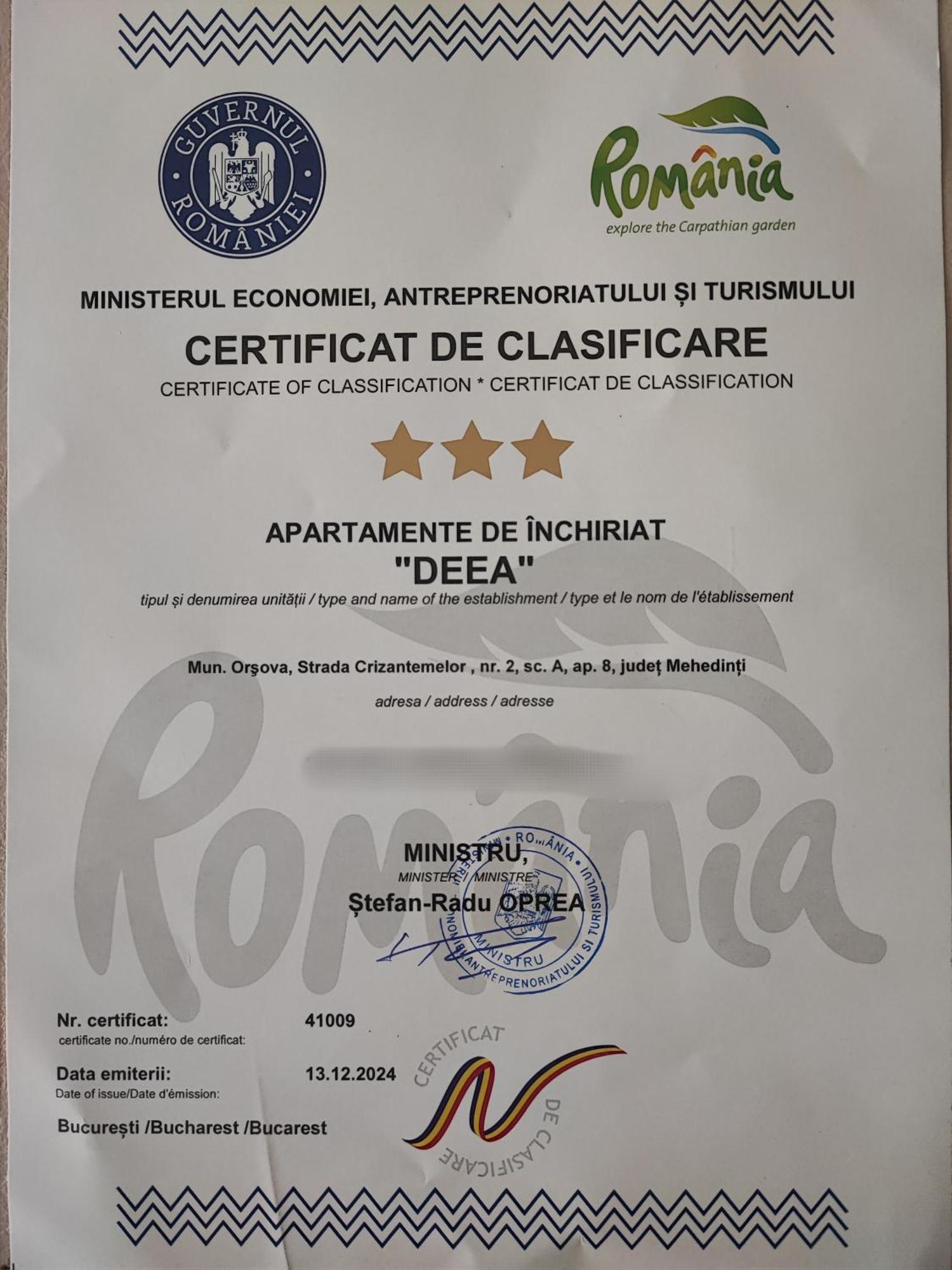 Deea Apartment Orşova Екстериор снимка